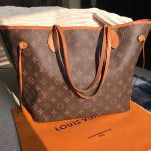 Authentic Louis Vuitton Neverfull Monogram MM